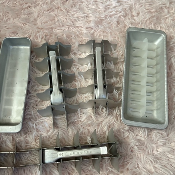 Vintage Magic Touch Presto Aluminum Ice Cube Tray Lot Bundle Metal - Picture 3 of 5